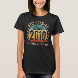 Epic Husband Seit 13. Hochzeitstag 2010 T-Shirt
