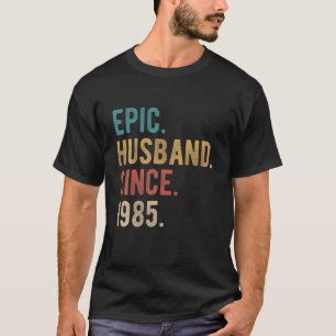 Epic Husband Seit 1985 - 37. Hochzeitstag T-Shirt