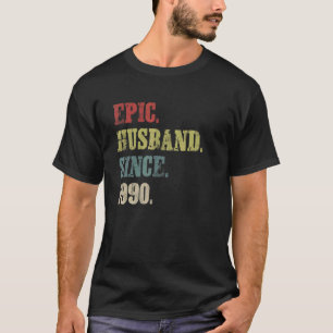 Epic Husband Seit 1990 32. Hochzeitstag T-Shirt