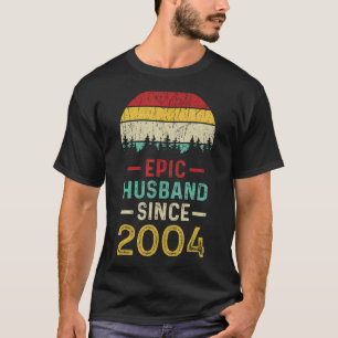 Epic Husband seit 2004 Ehepaar 19. Hochzeit A T-Shirt