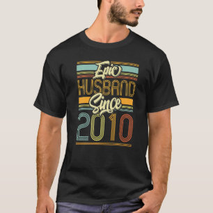 Epic Husband Seit 2010 13 Jahr 13. Hochzeit Anniv T-Shirt