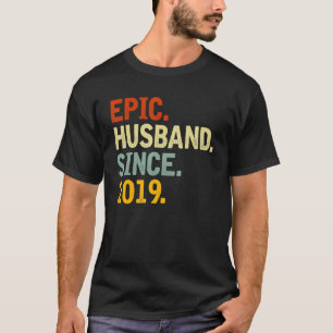 Epic Husband seit 3. Hochzeitstag 2019 T-Shirt