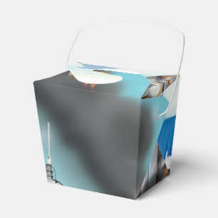 Epic Ice Planet Space Battle Geschenkschachtel