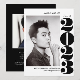 EPIC JAHR | BLACK BOLD UNI FOTO ABSCHLUSS KARTE