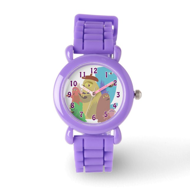 Epic Monster Pals Creature Cartoon Zeit Armbanduhr (Vorderseite)