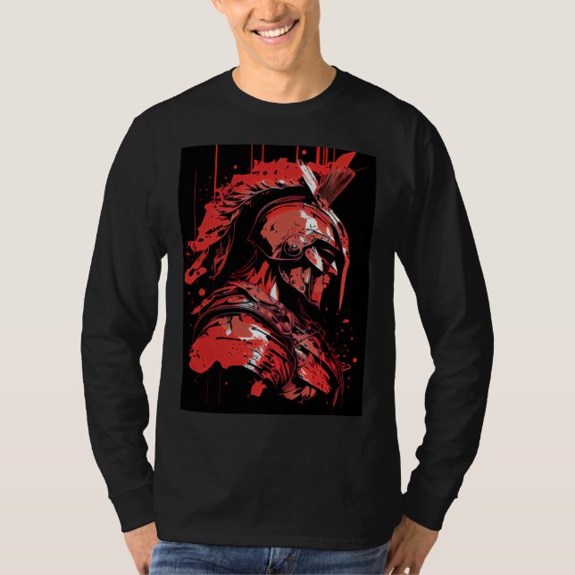 Epic Motivational Spartan Warrior Trojan Warrior G T-Shirt (Vorderseite)