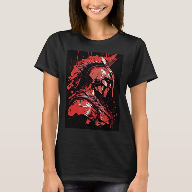 Epic Motivierend Spartan Warrior Trojan Warrior G T-Shirt (Vorderseite)