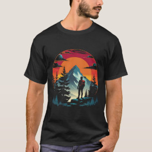Epic Mountain Adventure Silhouette T - Shirt