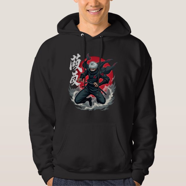 Epic Ninja Warrior - Japanisch Samurai Anime Shino Hoodie (Vorderseite)
