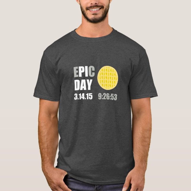Epic Pi Day - E"PI"C Day Apple Lattice Pie T-Shirt (Vorderseite)