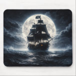 Epic Pirate Ship Moon Mouse Pad – Dark Ocean Pirat Mousepad<br><div class="desc">Upgrade your desk setup with this epic pirate ship mouse pad featuring a mysterious vessel sailing across a dark ocean beneath a massive glowing moon. Surrounded by mist, waves, and a dramatic night sky, this design captures the spirit of pirate adventure and legendary sea voyages. The cinematic nautical artwork creates...</div>