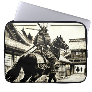 Epic Samurai Rider Manga Art Print Laptopschutzhülle