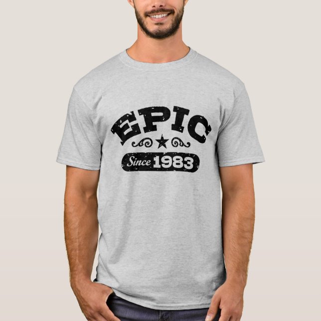 Epic seit 1983 T-Shirt (Vorderseite)