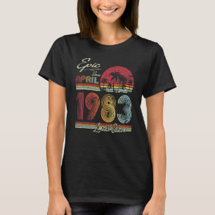 Epic Seit April 1983 39 Jahre 39. Geburtstag T-Shirt