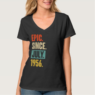 Epic Seit Juli 1956 66 Jahre alt 66. Geburtstag Gi T-Shirt