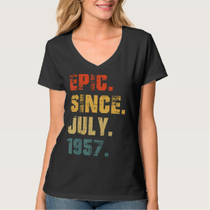 Epic Seit Juli 1957 65. Geburtstag 65 Jahre alt T-Shirt