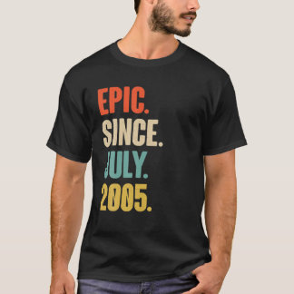 Epic Seit Juli 2005 - Juli 16 Geburtstagsgeschenk  T-Shirt