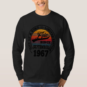 Epic Seit September 1967 55. Geburtstag 55 Jahre T-Shirt