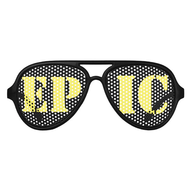 "Epic" Shades Partybrille (Vorderseite)