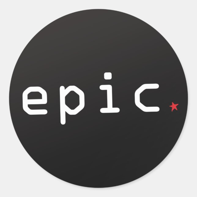 Epic Sticker (Vorderseite)