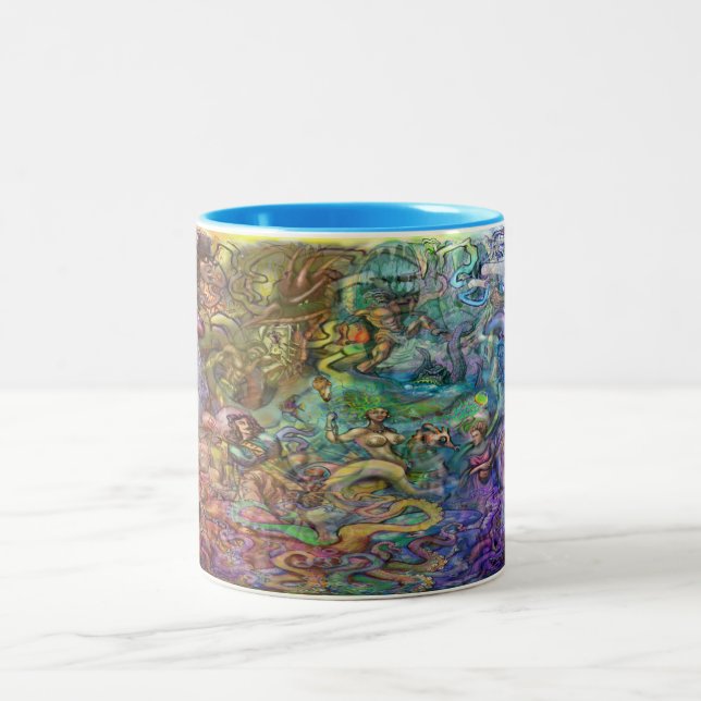 Epic Story Zwei-Tone-Kaffee-Tasse Zweifarbige Tasse (Mittel)