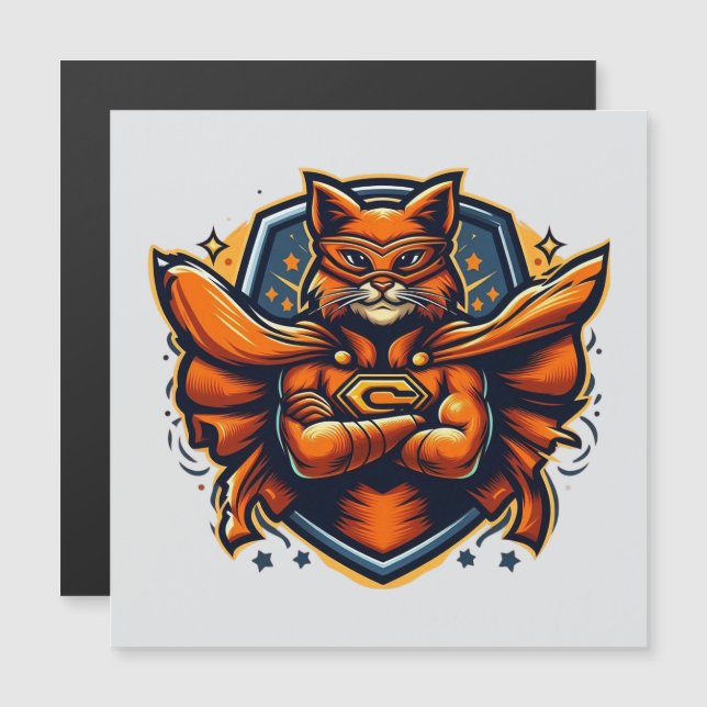 Epic Super Cat Magnetkarte (Vorne/Hinten)