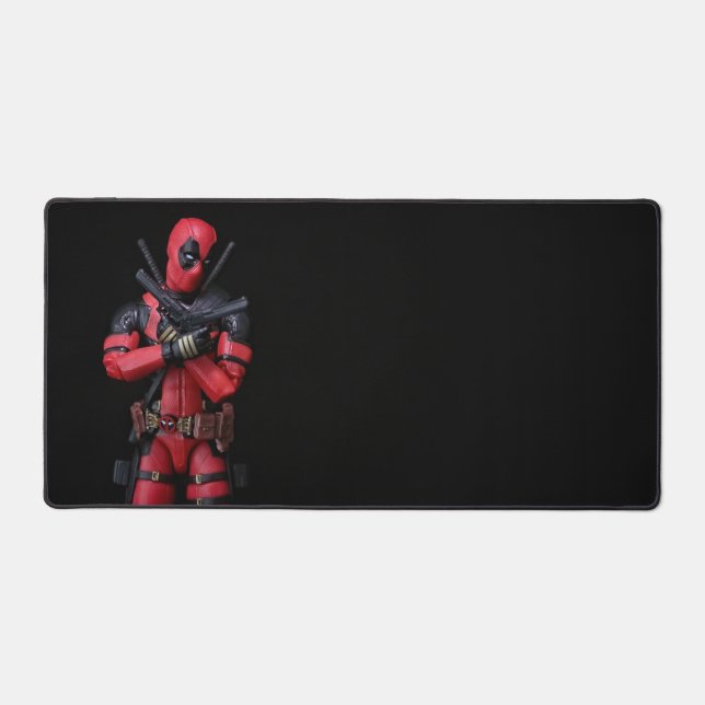 Epic Superhero Toy Fotografy Gaming Schreibtischunterlage (Vorderseite)