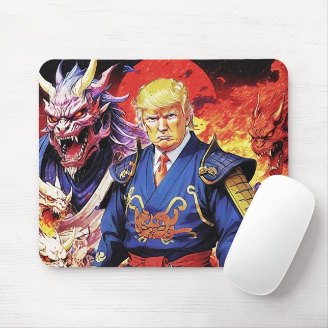 Epic Trump Samurai Anime Mousepad (Mit Mouse)