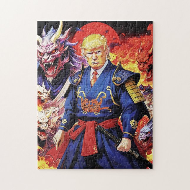 Epic Trump Samurai Anime Puzzle (Vertikal)
