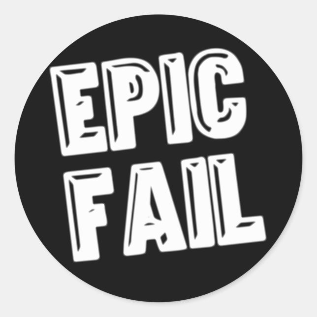 Epic Versag Runder Aufkleber (Vorderseite)