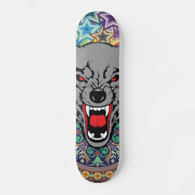 Epic Wolf Skateboard (Vorderseite)
