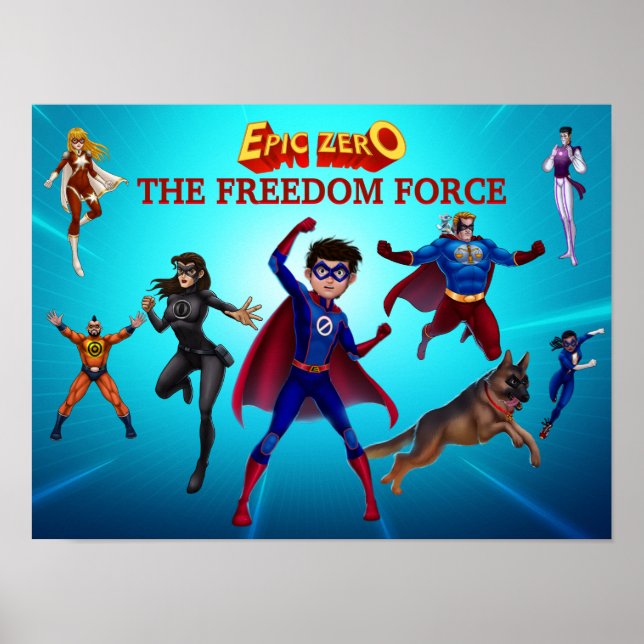 Epic Zero Freedom Force Poster (Vorne)
