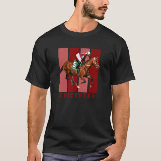 Epicenter Pferderennen Vollblut Del Mar Santa T-Shirt