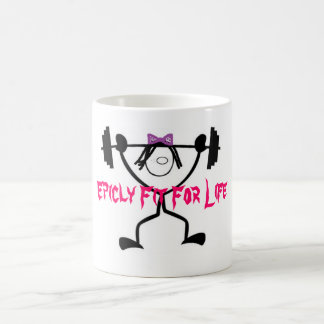 Epicly geeignete Gewichts-Anhebendame Mugs Tasse