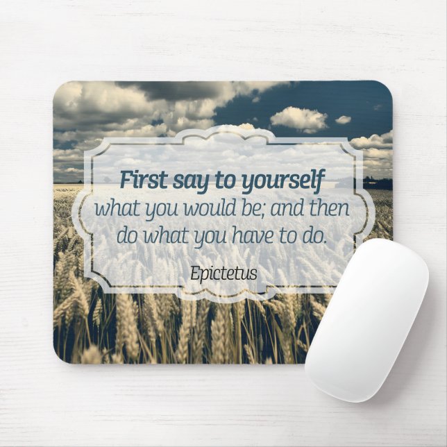 Epictetus "Do it" Inspirationsquelle Mousepad (Mit Mouse)