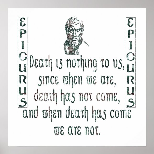 Epicurus Poster (Vorne)