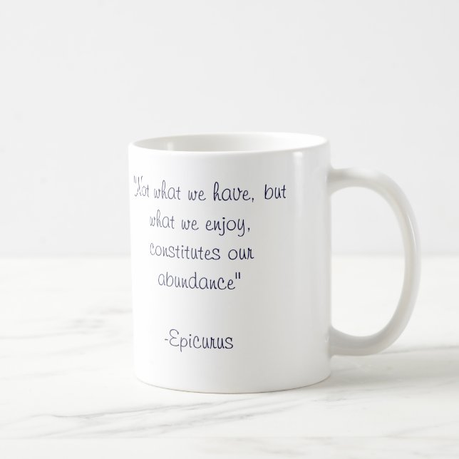 Epicurus Tasse (Rechts)