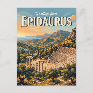 Epidaurus Griechenland Postkarte
