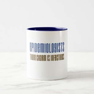 Epidemiologen-Charme Zweifarbige Tasse