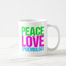 Epidemiologie der Liebe Frieden Kaffeetasse