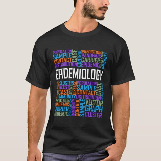 Epidemiologie Worte Geschenke Proud Epidemiologe G T-Shirt (Vorderseite)