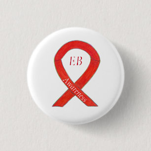 Epidermolysis Bullosa (EB) Awareness Ribbon Button