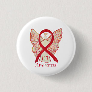 Epidermolysis Bullosa (EB) Awareness Ribbon Button