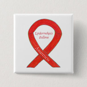 Epidermolysis Bullosse Awareness Ribbon Custom But Button