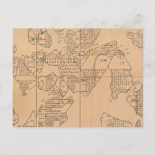 Epigraphkarte Postkarte (Vorderseite)