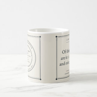 Epiktet In unserer Macht Dichotomie der Kontrolle Kaffeetasse