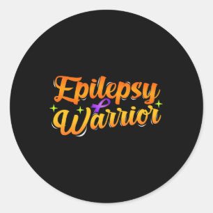 Epilepsie Awareness Care Usa Epileptic Warriv Surv Runder Aufkleber