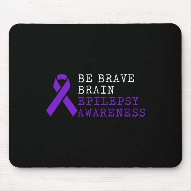 Epilepsie Awareness Choice Fun Epileptic Warrior S Mousepad (Vorne)