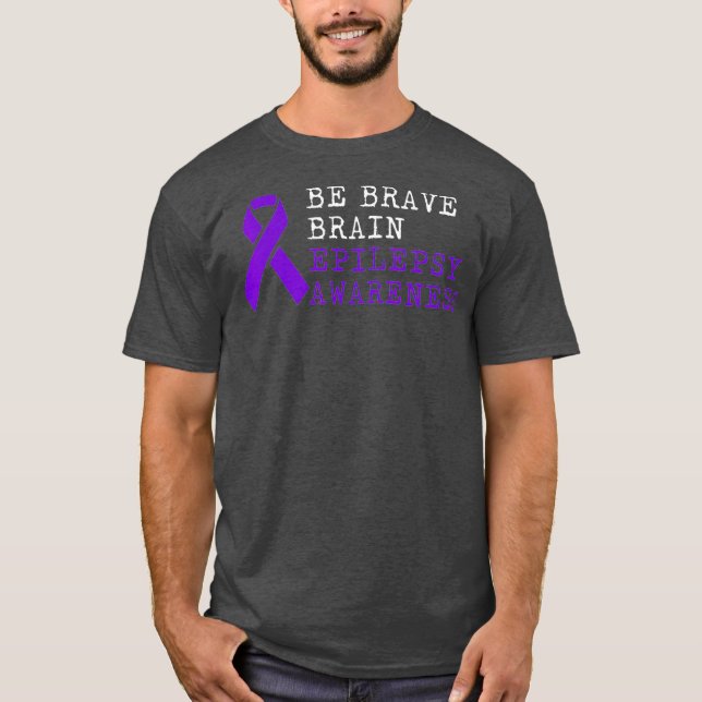 Epilepsie Awareness Choice Fun Epileptic Warrior T-Shirt (Vorderseite)