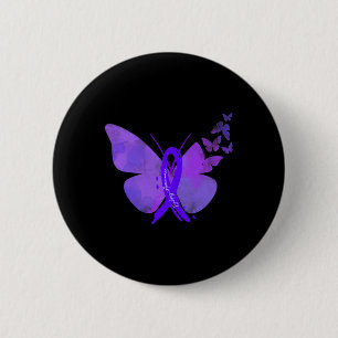 Epilepsie Awareness Epilepsie Lila Schmetterlinge Button